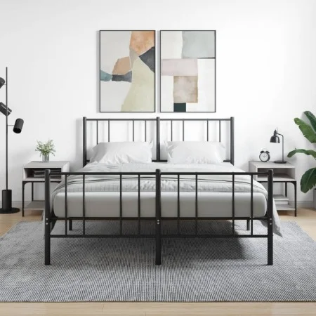 Nachttisch 2 Stk. Ingenieurholz Sonoma grau 40x41x50 cm von vidaXL, Nachttische - Ref: Foro24-825880, Preis: 54,56 €, Rabatt: %