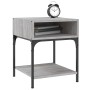 Mesita de noche 2 uds madera ingeniería gris Sonoma 40x41x50 cm de vidaXL, Mesitas de noche - Ref: Foro24-825880, Precio: 55,...