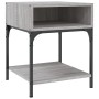 Mesita de noche 2 uds madera ingeniería gris Sonoma 40x41x50 cm de vidaXL, Mesitas de noche - Ref: Foro24-825880, Precio: 55,...