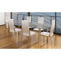 Sillas de comedor 6 unidades cuero sintético blanco de vidaXL, Sillas de comedor - Ref: Foro24-160258, Precio: 334,21 €, Desc...