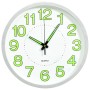 Reloj de pared luminoso blanco 30 cm de vidaXL, Relojes de pared - Ref: Foro24-325167, Precio: 37,91 €, Descuento: %