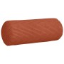 Cojines Bolster 2 pcs Rojo Naranja Ø 15 x 40 cm Tela de pana en Decoración | Comprar online en Foru.es