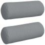 Cojines Bolster 2 pcs Gris Claro Ø 25 x 70 cm tela en Decoración | Comprar online en Foru.es