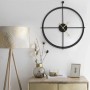 Reloj de pared de hierro negro 52 cm de vidaXL, Relojes de pared - Ref: Foro24-325171, Precio: 48,71 €, Descuento: %