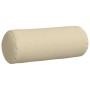 Cojines Bolster 2 pcs Crema Ø 25 x 70 cm tela en Decoración | Comprar online en Foru.es