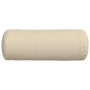 Cojines Bolster 2 pcs Crema Ø 25 x 70 cm tela en Decoración | Comprar online en Foru.es