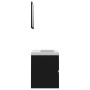 Juego de muebles de baño madera de ingeniería negro de vidaXL, Muebles de baño - Ref: Foro24-3071586, Precio: 160,47 €, Descu...