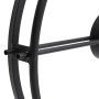 Reloj de pared de hierro negro 52 cm de vidaXL, Relojes de pared - Ref: Foro24-325171, Precio: 48,71 €, Descuento: %