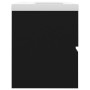 Mueble con lavabo madera de ingeniería negro de vidaXL, Tocadores de baño - Ref: Foro24-3071541, Precio: 154,15 €, Descuento: %