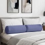 Cojines Bolster 2 pcs Azul jeans Ø 25 x 70 cm tela en Decoración | Comprar online en Foru.es