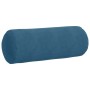 Cojines Bolster 2 pcs Azul Ø 25 x 70 cm Tela de pana en Decoración | Comprar online en Foru.es