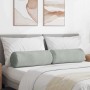 Cojines Bolster 2 pcs Gris Claro Ø 25 x 70 cm Tela de pana en Decoración | Comprar online en Foru.es