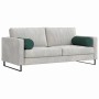 Cojines Bolster 2 pcs Verde oscuro Ø 25 x 70 cm Tela de pana en Decoración | Comprar online en Foru.es