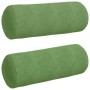 Cojines Bolster 2 pcs Verde claro Ø 25 x 70 cm Tela de pana en Decoración | Comprar online en Foru.es