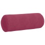 Cojines Bolster 2 pcs Rojo vino Ø 25 x 70 cm Tela de pana en Decoración | Comprar online en Foru.es