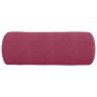 Cojines Bolster 2 pcs Rojo vino Ø 25 x 70 cm Tela de pana en Decoración | Comprar online en Foru.es