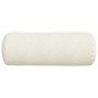 Cojines Bolster 2 pcs Crema Ø 25 x 70 cm Tela de pana en Decoración | Comprar online en Foru.es