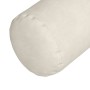 Cojines Bolster 2 pcs Crema Ø 25 x 70 cm Tela de pana en Decoración | Comprar online en Foru.es