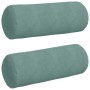 Cojines Bolster 2 pcs Verde Mar Ø 25 x 70 cm Tela de pana en Decoración | Comprar online en Foru.es