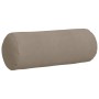 Cojines Bolster 2 pcs Taupé Ø 25 x 70 cm Tela de microfibra en Decoración | Comprar online en Foru.es