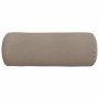 Cojines Bolster 2 pcs Taupé Ø 25 x 70 cm Tela de microfibra en Decoración | Comprar online en Foru.es