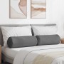 Cojines Bolster 2 pcs Gris oscuro Ø 25 x 70 cm en Decoración | Comprar online en Foru.es