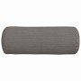 Cojines Bolster 2 pcs Gris Claro Ø 25 x 70 cm Tela de pana en Decoración | Comprar online en Foru.es