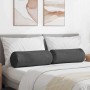 Cojines Bolster 2 pcs Gris oscuro Ø 25 x 70 cm Tela de pana en Decoración | Comprar online en Foru.es