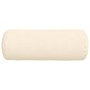 Cojines Bolster 2 pcs Crema Ø 25 x 70 cm Tela de pana en Decoración | Comprar online en Foru.es