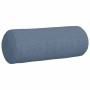 Cojines Bolster 2 pcs Azul Ø 25 x 70 cm Tela de pana en Decoración | Comprar online en Foru.es
