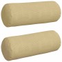 Cojines Bolster 2 pcs Verde grisáceo Ø 25 x 70 cm Tela de pana en Decoración | Comprar online en Foru.es