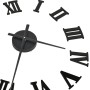 Reloj 3D de pared con diseño moderno negro 100 cm XXL de vidaXL, Relojes de pared - Ref: Foro24-325159, Precio: 20,32 €, Desc...