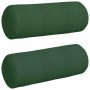 Cojines Bolster 2 pcs Verde oscuro Ø 25 x 70 cm Tela de pana en Decoración | Comprar online en Foru.es