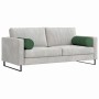 Cojines Bolster 2 pcs Verde oscuro Ø 25 x 70 cm Tela de pana en Decoración | Comprar online en Foru.es