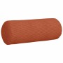 Cojines Bolster 2 pcs Rojo Naranja Ø 25 x 70 cm Tela de pana en Decoración | Comprar online en Foru.es