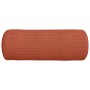 Cojines Bolster 2 pcs Rojo Naranja Ø 25 x 70 cm Tela de pana en Decoración | Comprar online en Foru.es