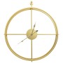 Reloj de pared de hierro dorado 52 cm de vidaXL, Relojes de pared - Ref: Foro24-325170, Precio: 49,03 €, Descuento: %