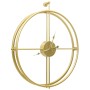 Reloj de pared de hierro dorado 52 cm de vidaXL, Relojes de pared - Ref: Foro24-325170, Precio: 49,03 €, Descuento: %