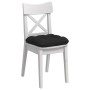 Cojines para asiento 4 pcs Negro 40 x 40 x 12 cm tela en Decoración | Comprar online en Foru.es