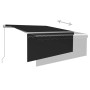 Toldo retráctil manual con persiana y luz LED antracita 3x2,5 m en Toldos | Comprar online en Foru.es