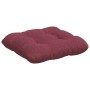 Cojines para asiento 4 pcs Rojo vino 40 x 40 x 12 cm tela en Decoración | Comprar online en Foru.es