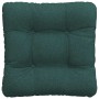 Cojines para asiento 4 pcs Verde oscuro 40 x 40 x 12 cm tela en Decoración | Comprar online en Foru.es