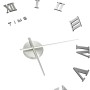 Reloj 3D de pared con diseño moderno plateado 100 cm XXL de vidaXL, Relojes de pared - Ref: Foro24-325161, Precio: 16,40 €, D...