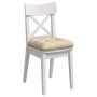 Cojines para asiento 4 pcs Crema 40 x 40 x 12 cm tela en Decoración | Comprar online en Foru.es