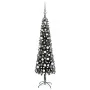 Árbol de Navidad delgado con LEDs y bolas negro 150 cm de vidaXL, Arboles de navidad - Ref: Foro24-3078112, Precio: 45,38 €, ...