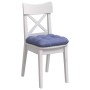 Cojines para asiento 4 pcs Azul jeans 40 x 40 x 12 cm tela en Decoración | Comprar online en Foru.es