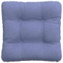 Cojines para asiento 4 pcs Azul jeans 40 x 40 x 12 cm tela en Decoración | Comprar online en Foru.es