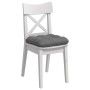 Cojines para asiento 4 pcs Gris oscuro 40 x 40 cm en Decoración | Comprar online en Foru.es