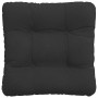 Cojines para asiento 4 pcs Negro 40 x 40 cm Tela de microfibra en Decoración | Comprar online en Foru.es