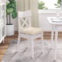 Cojines para asiento 4 pcs Beige 40 x 40 cm Tela de microfibra en Decoración | Comprar online en Foru.es